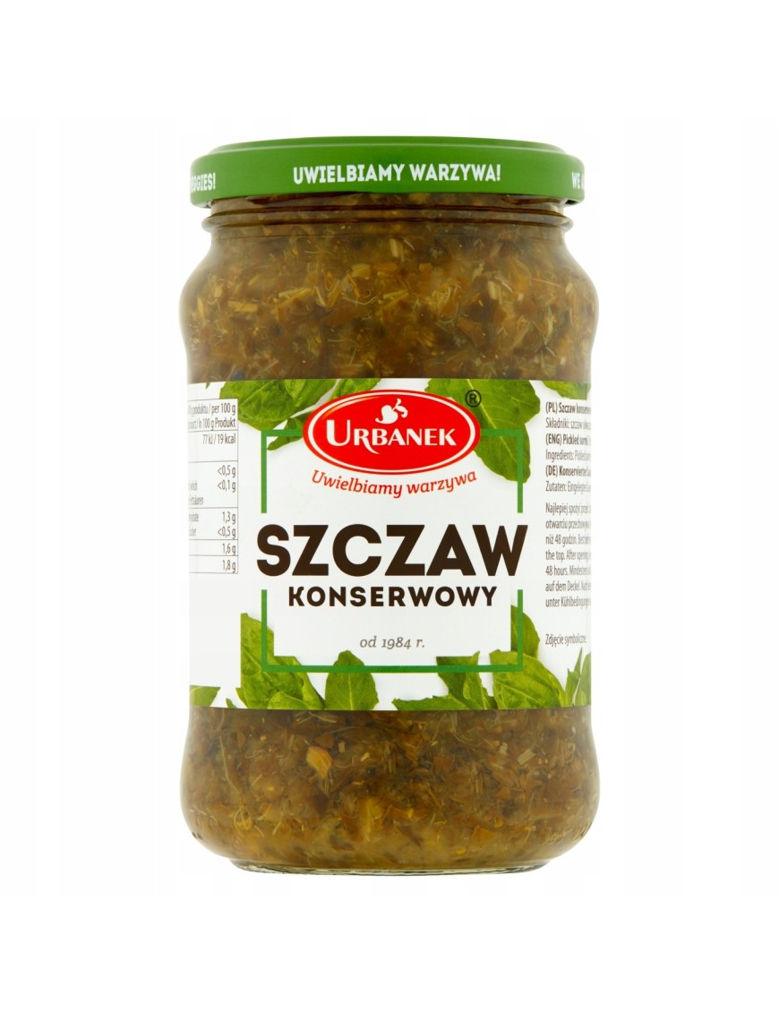 Urbanek Szczaw konserwowy 350 g