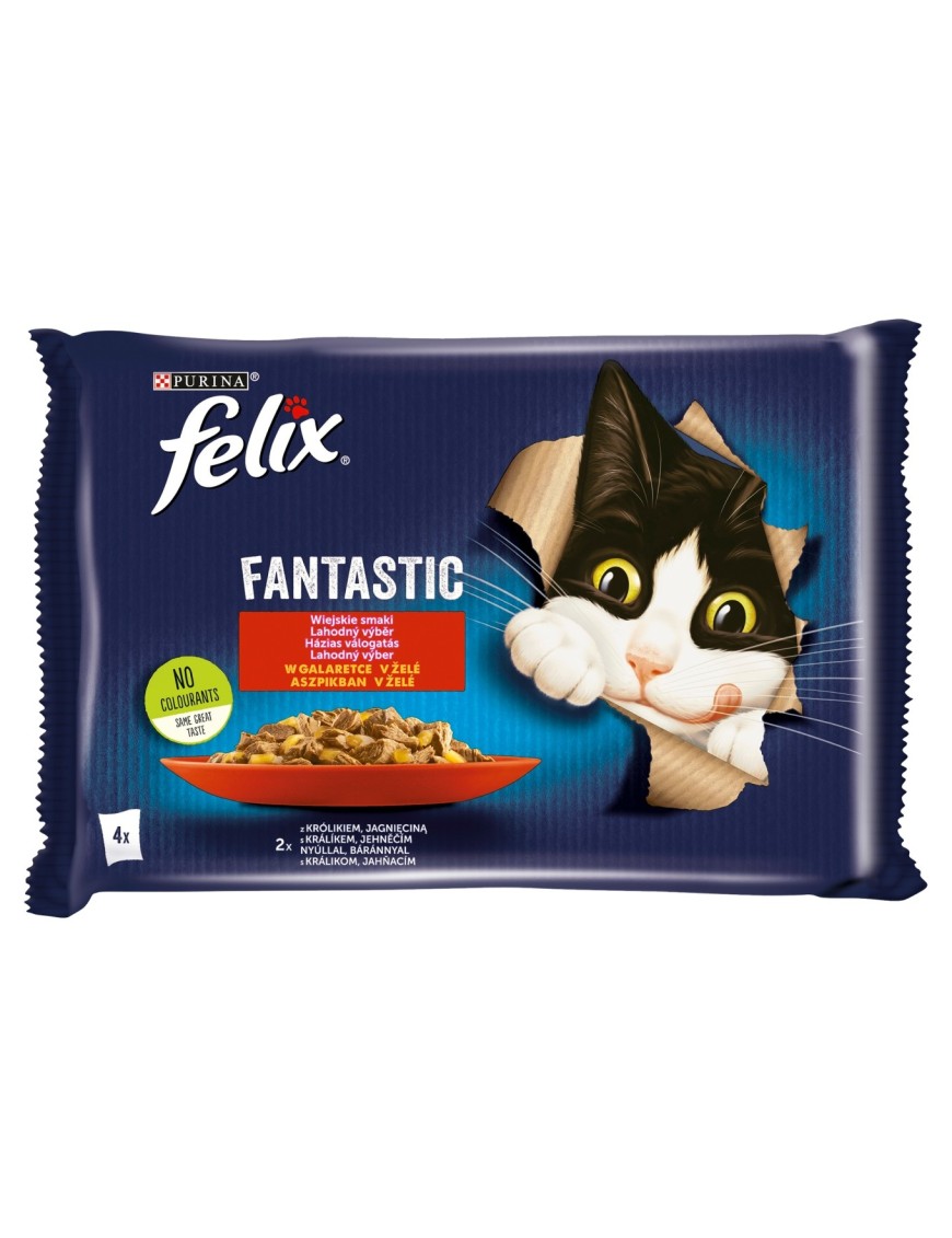 Felix Fantastic Karma dla kotów w galaretce 340g