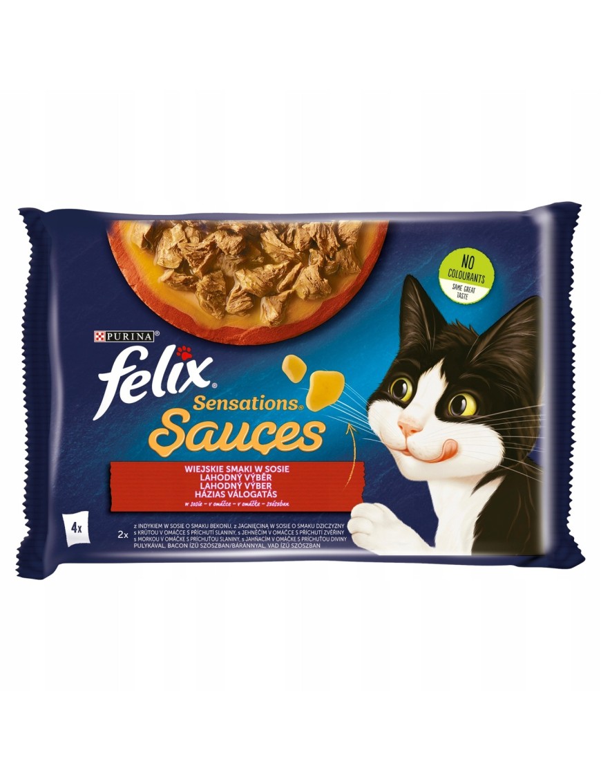 Felix Sensations Karma dla kotów wiejskie 340g