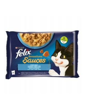 Felix Sensations Karma dla kotów rybne smaki 340g