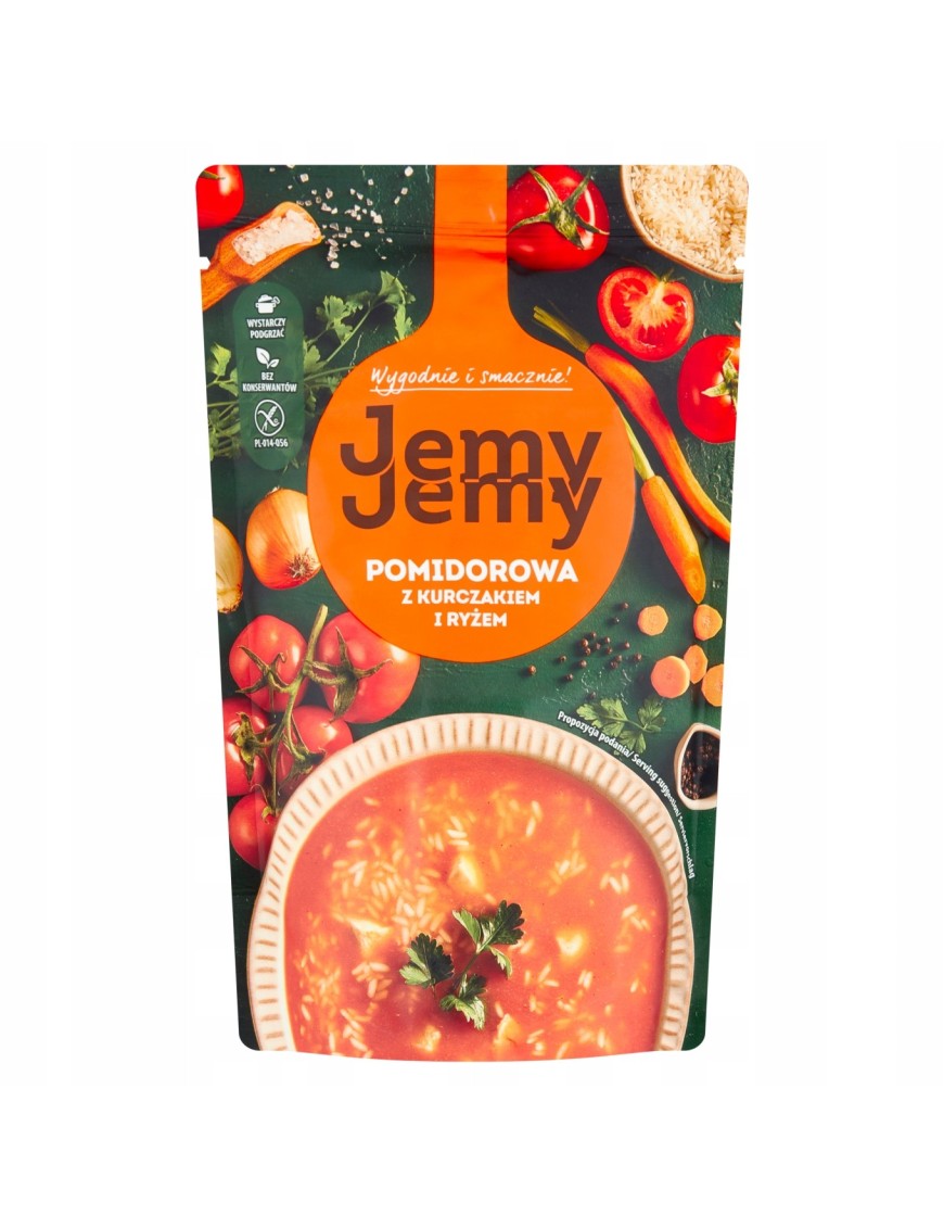 JemyJemy Pomidorowa z kurczakiem i ryżem 450 g