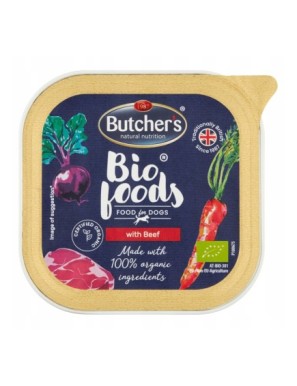 Butcher's Bio Foods dorosłe psy wołowina 150 g