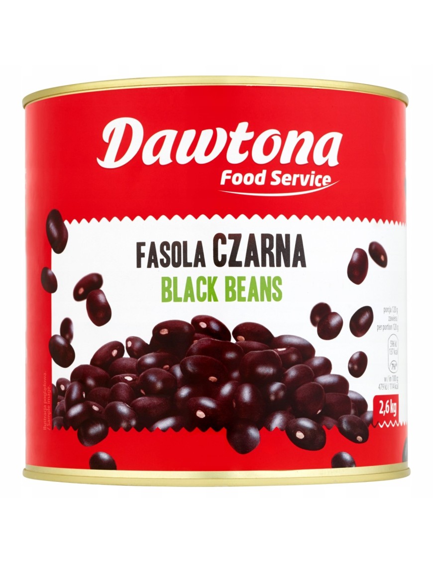 Dawtona Food Service Fasola czarna 26 kg