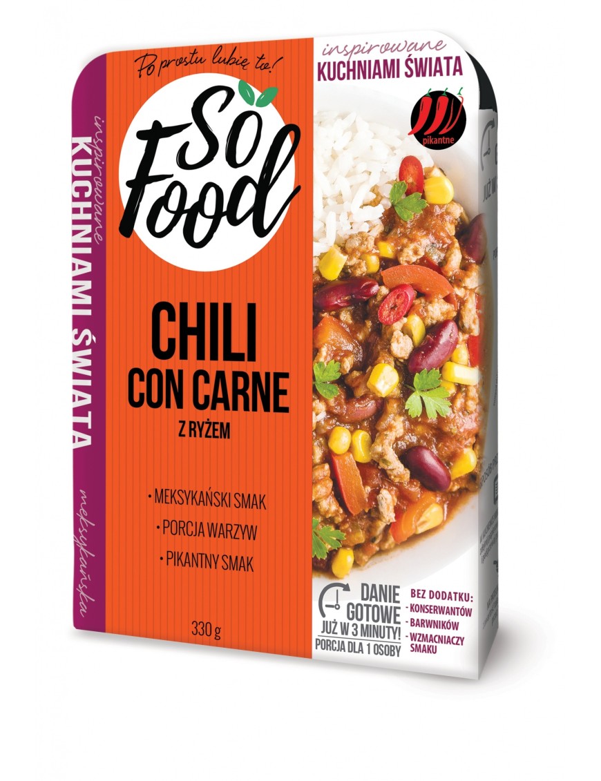 Chili con carne 330 g So Food