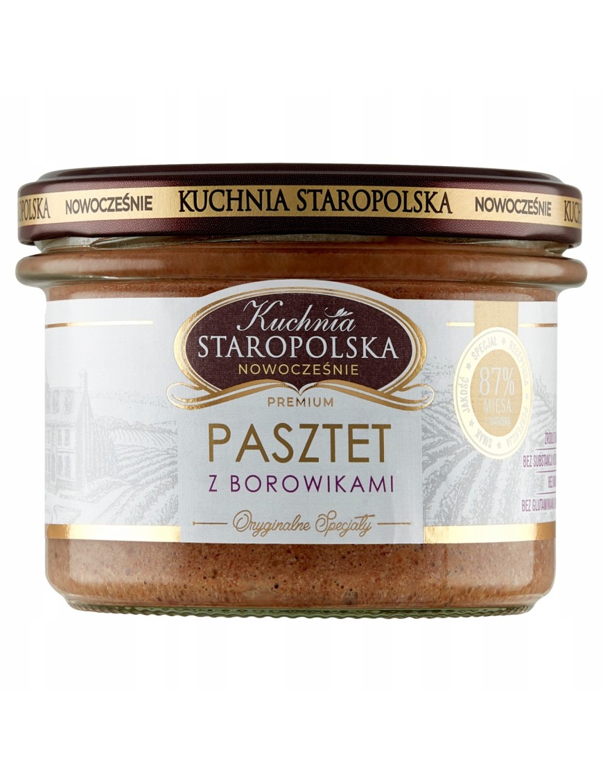 Kuchnia Staropolska Premium Pasztet borowiki 160g