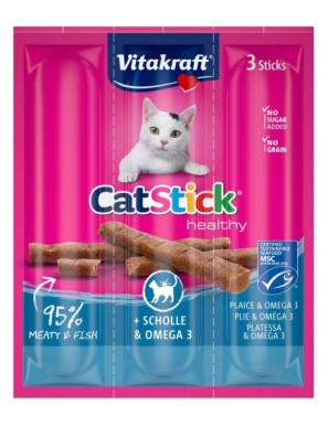 Vitakraft CAT MINI 3 szt flądra/omega 3 dla kota