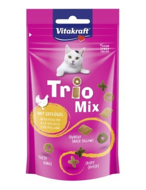 Vitakraft TRIO MIX drób 60g przysmak dla kota