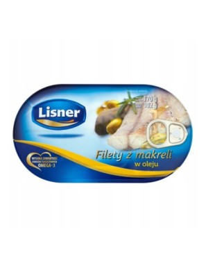 Lisner Filety z makreli w oleju 170 g