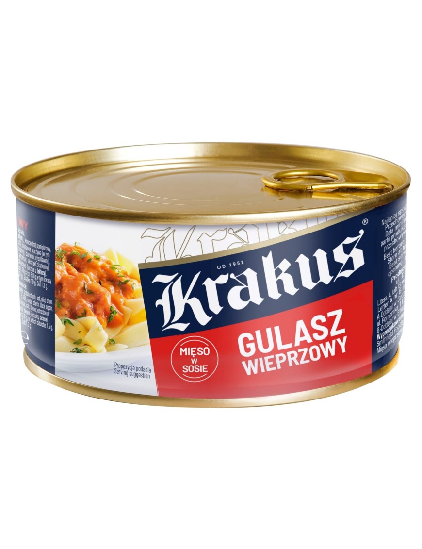 Krakus Konserwa gulasz wieprzowy 300 g