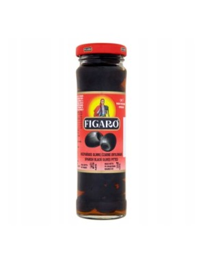 Figaro Hiszpańskie oliwki czarne drylowane 142 g