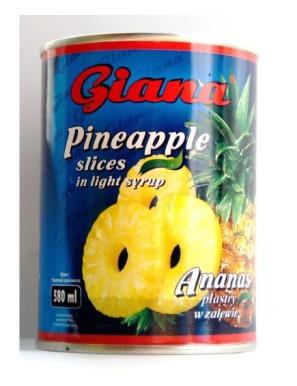 Giana Ananas plastry w zalewie 580ml