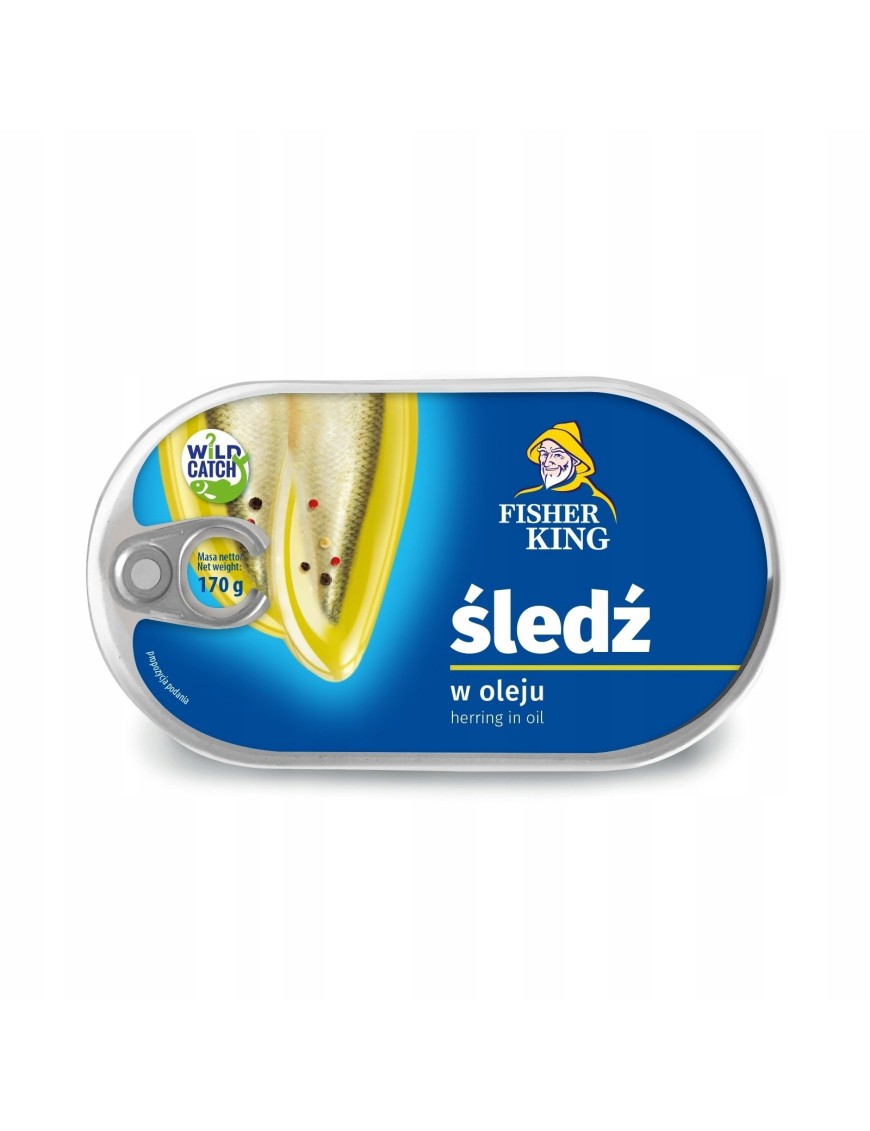 Śledź w oleju 170g Fisherking