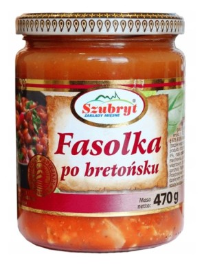 Fasolka po bretońsku Szubryt 470g