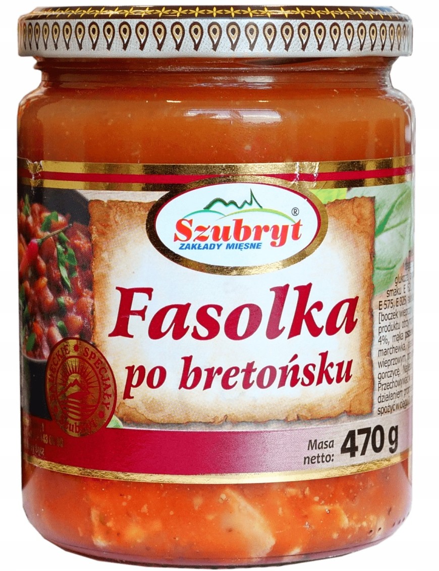 Fasolka po bretońsku Szubryt 470g