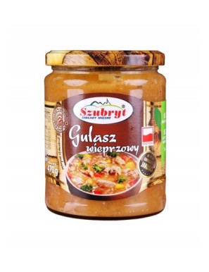 Gulasz wieprzowy Szubryt 470g