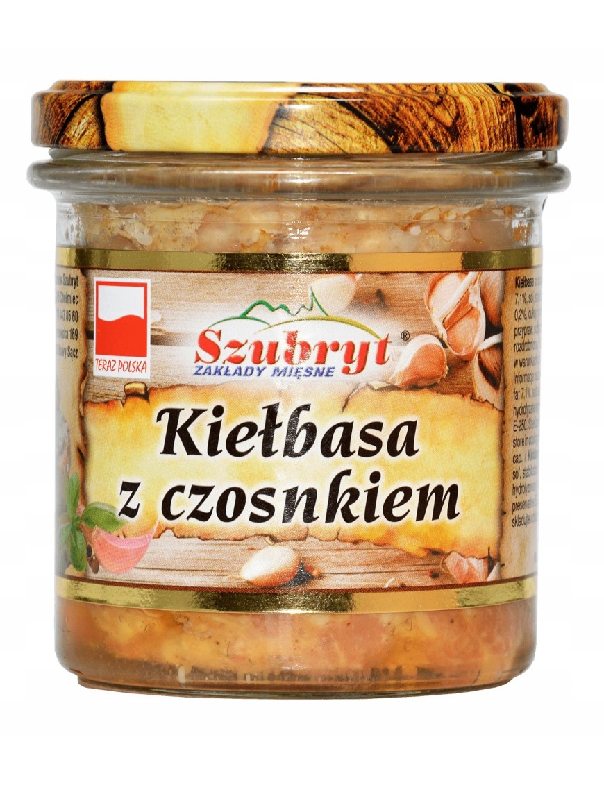 Kiełbasa z czosnkiem Szubryt 300g