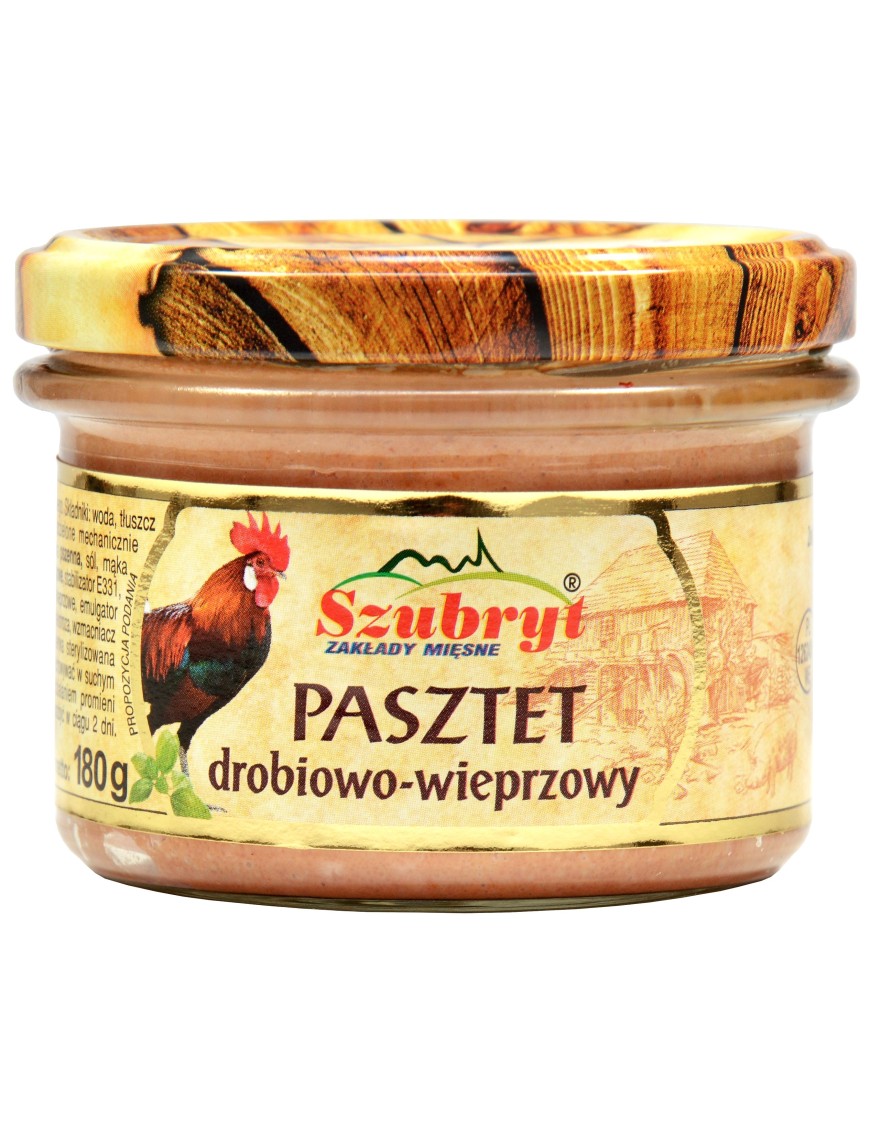 Szubryt Pasztet drobiowo-wieprzowy 180 g