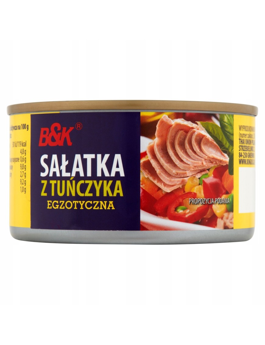 B&K Sałatka z tuńczyka egzotyczna 185 g