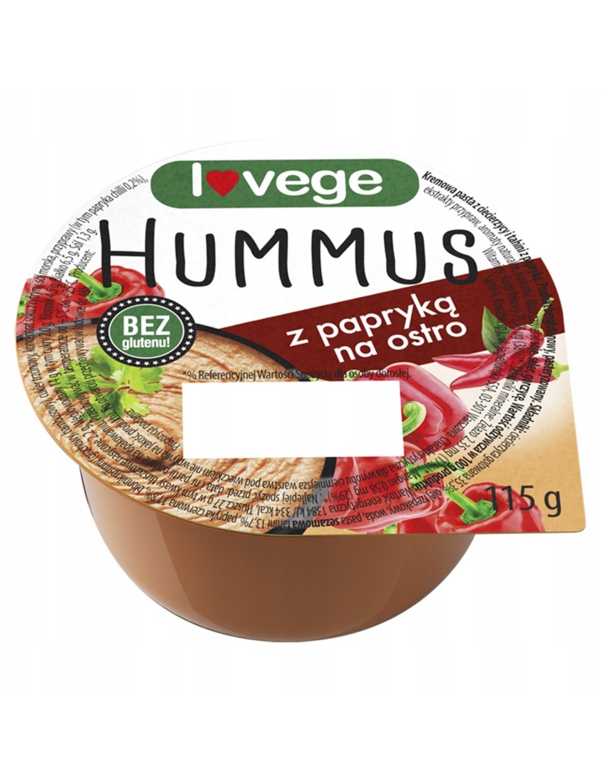 Sante Hummus z papryką na ostro 115g