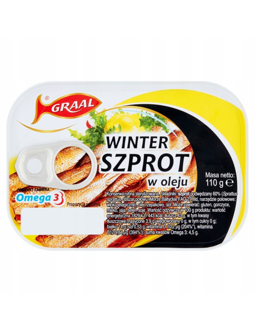 GRAAL Winter Szprot w oleju 110g