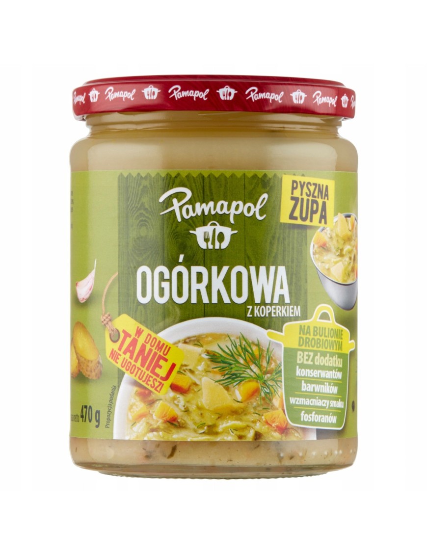 Pamapol Ogórkowa z koperkiem 470 g