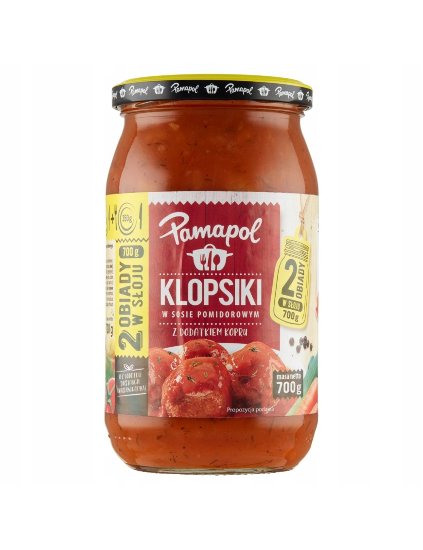 Pamapol Klopsiki w sosie pomidorowym z dodatkiem
