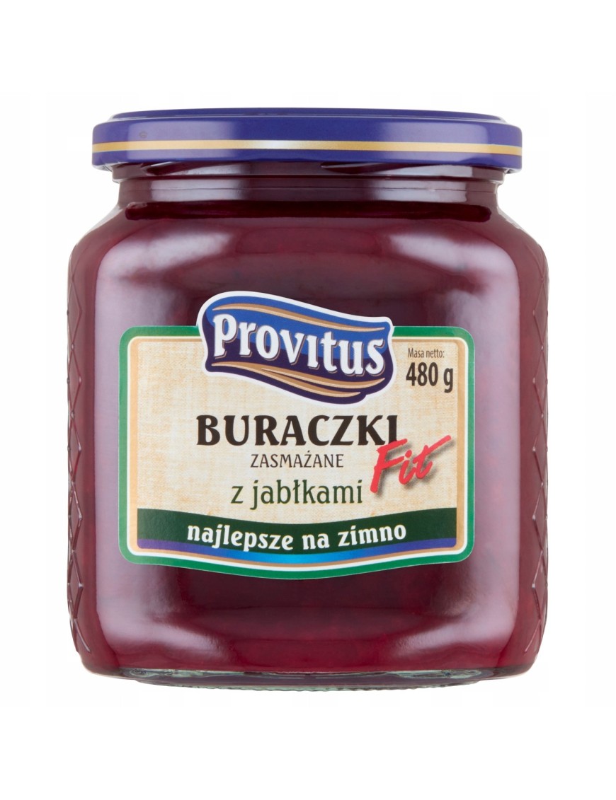 Provitus Fit Buraczki zasmażane z jabłkami 480g