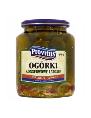 Provitus Ogórki konserwowe latosie 640 g