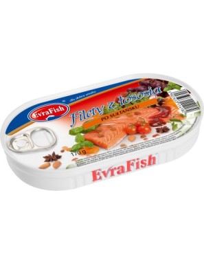 EVRAFISH-filety z łososia po sułtańsku 170g
