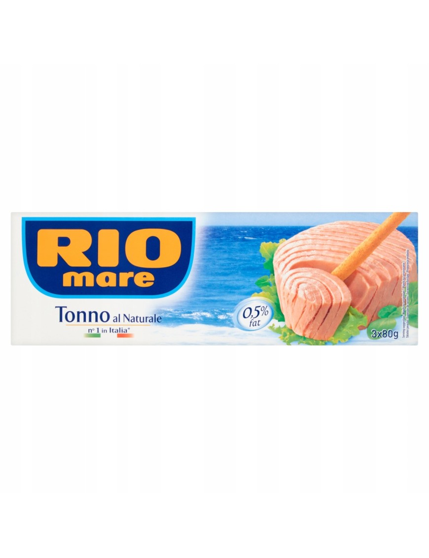 Rio Mare Tuńczyk w sosie własnym 3 x 80g