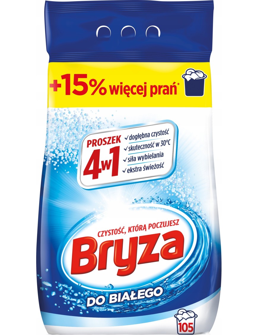 Bryza 4w1 proszek do Białego 6,825kg / 105 prań