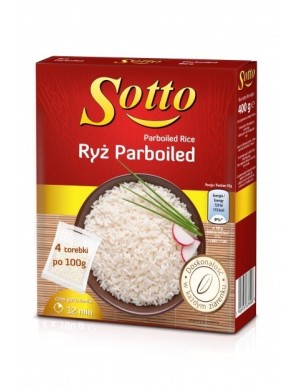 Ryż Sotto Parboiled 4x100g kartonik