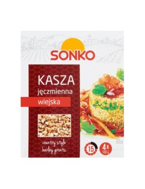 Sonko Kasza jęczmienna wiejska 400 g (4 x 100 g)