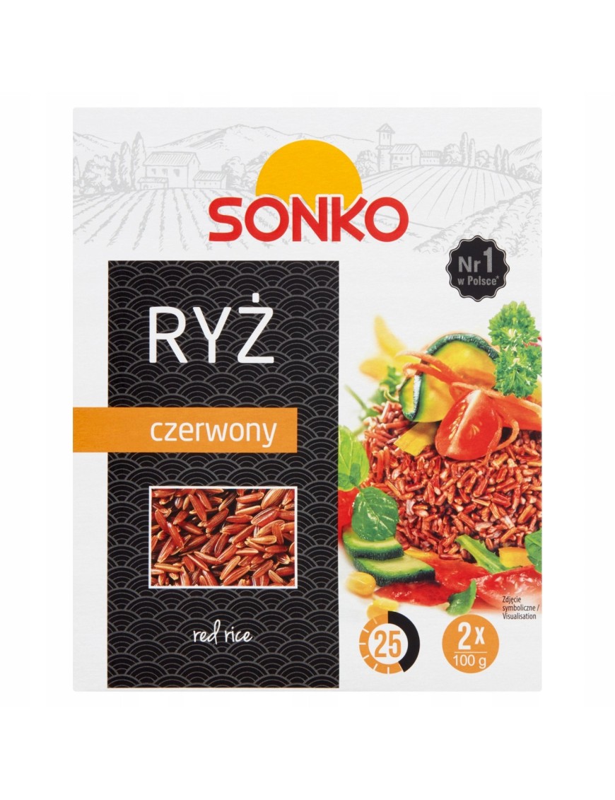 Sonko Ryż czerwony 200 g (2 x 100 g)