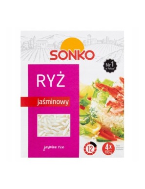 Sonko Ryż jaśminowy 400 g (4 x 100 g)