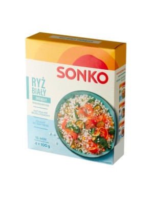 Sonko Ryż biały okrągły 400 g (4 x 100 g)