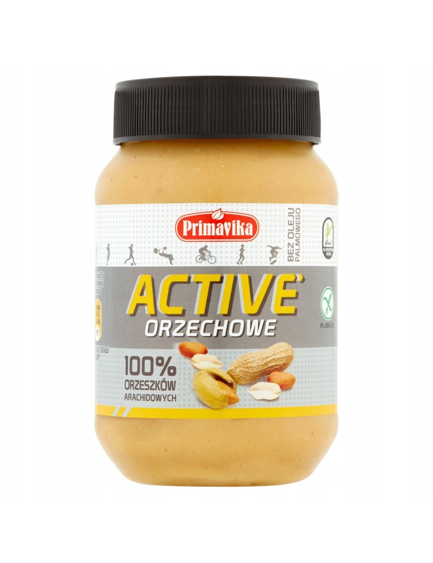 Primavika Active Pasta orzechowa arachidowa 470g