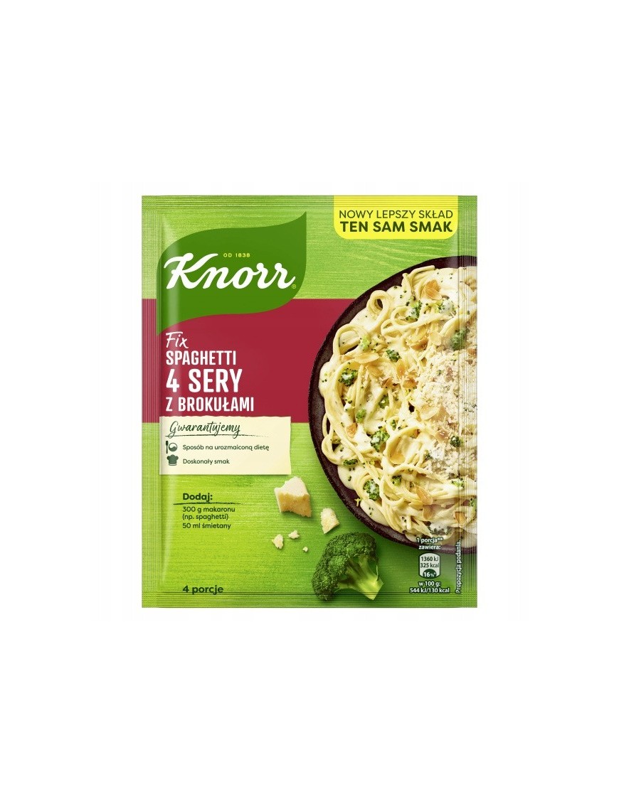 Knorr Fix 4 sery z brokułami 39g