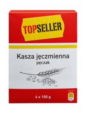 TOPSELLER Kasza jęczmienna pęczak 4x100g