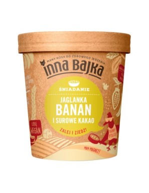 Inna Bajka Jaglanka Banan i Surowe Kakao 65g