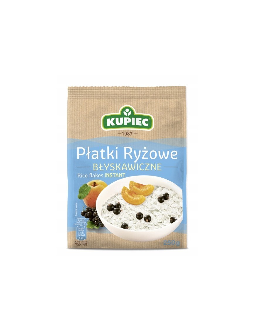 KUPIEC Płatki ryżowe błyskawiczne 250g