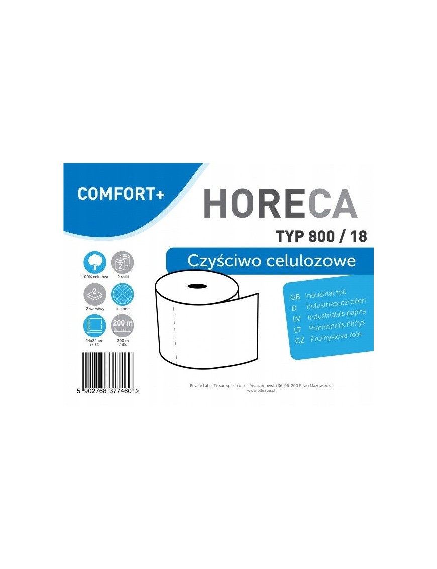 HORECA COMFORT Czyściwo celulozowe 2 rolki