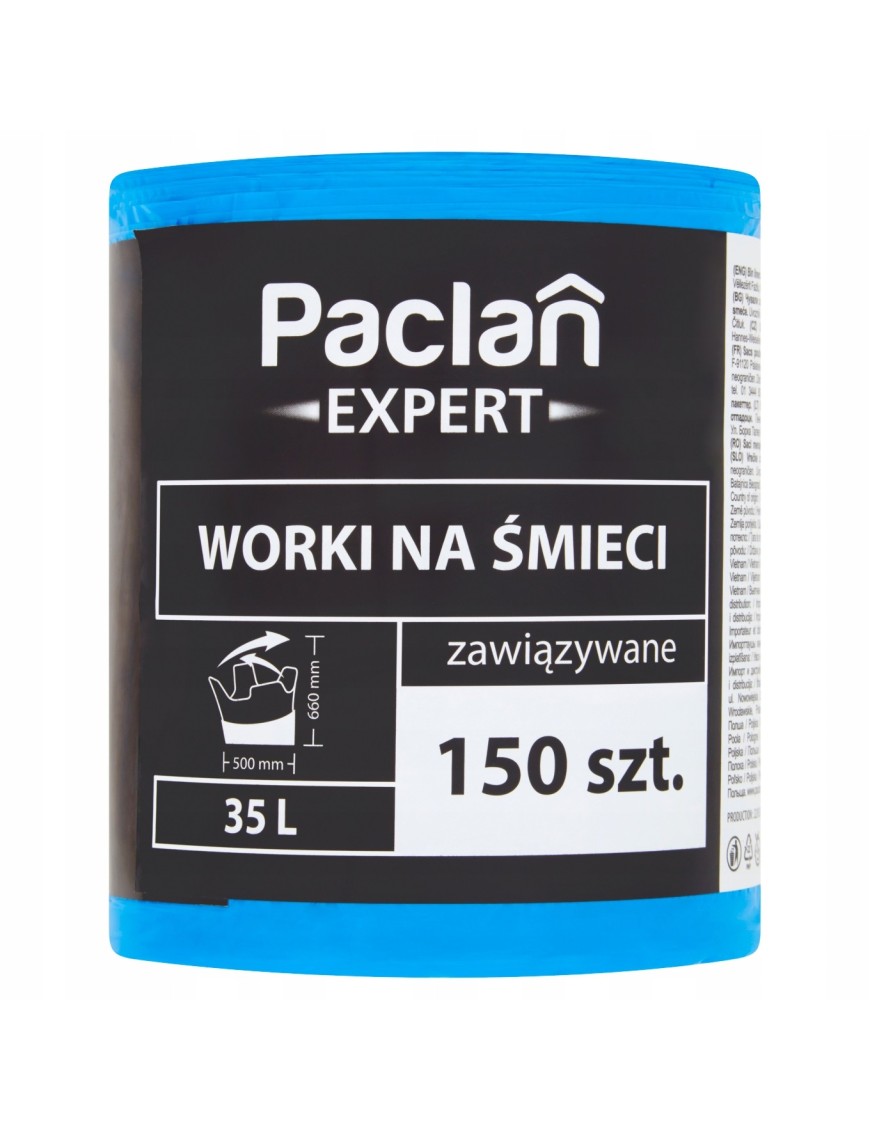 Paclan Expert Worki na śmieci zawiązywane 35l 150s