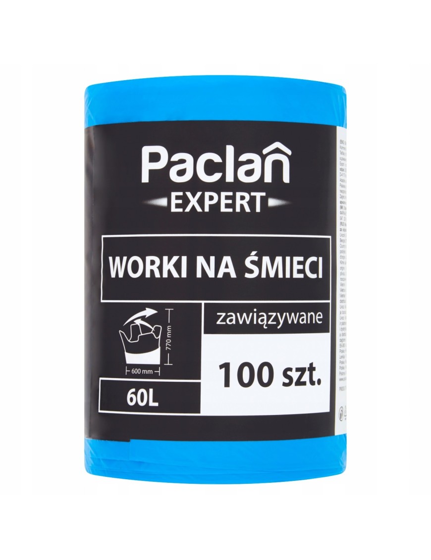 Paclan Expert Worki na śmieci zawiązywane 60 l