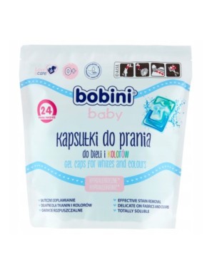 Bobini Baby do bieli i kolorów 576 g (24 prania)