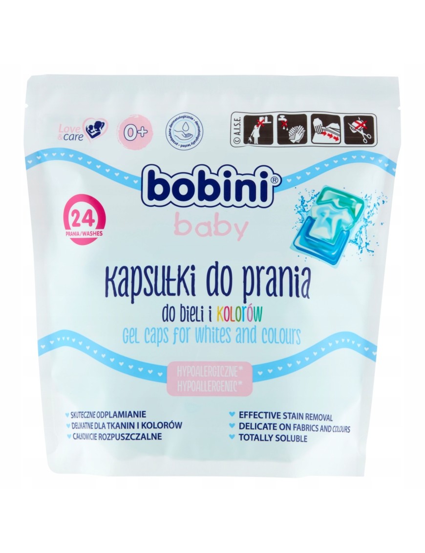 Bobini Baby do bieli i kolorów 576 g (24 prania)