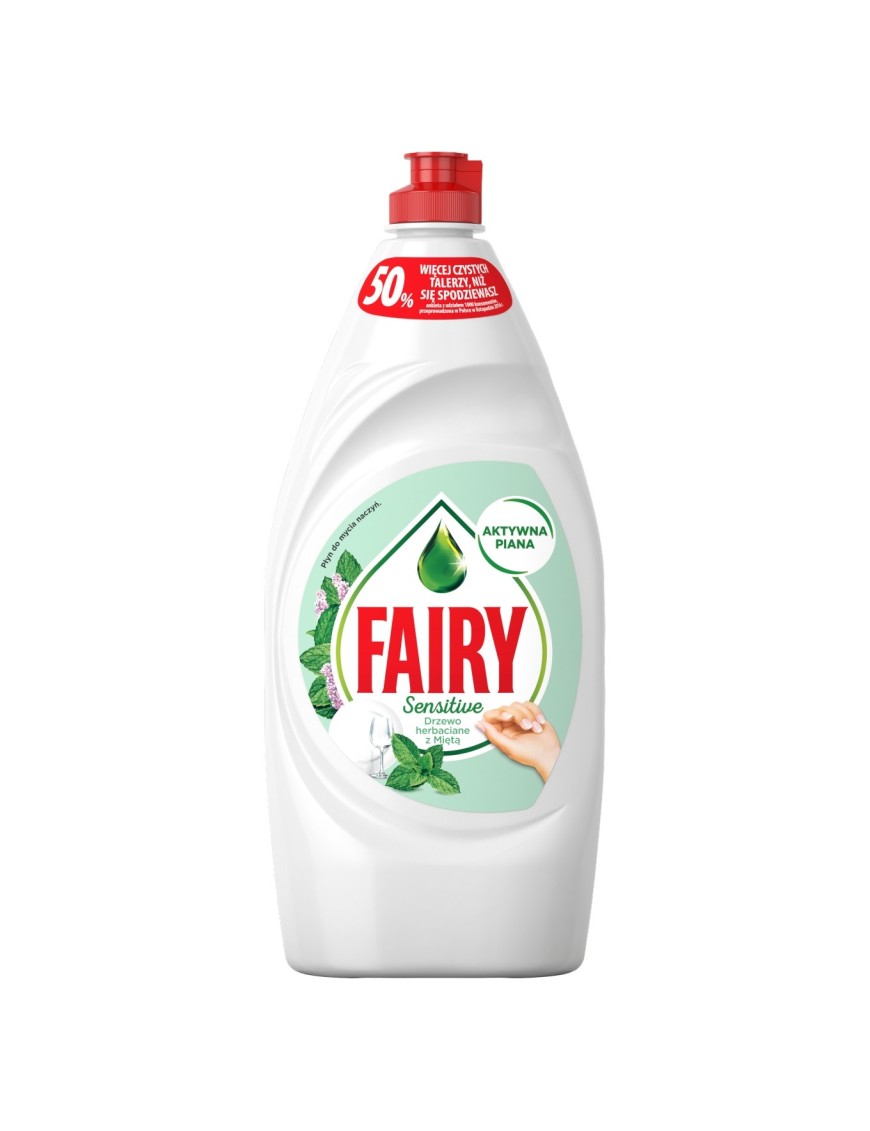 Fairy Sensitive z miętą Płyn do naczyń 900 ml