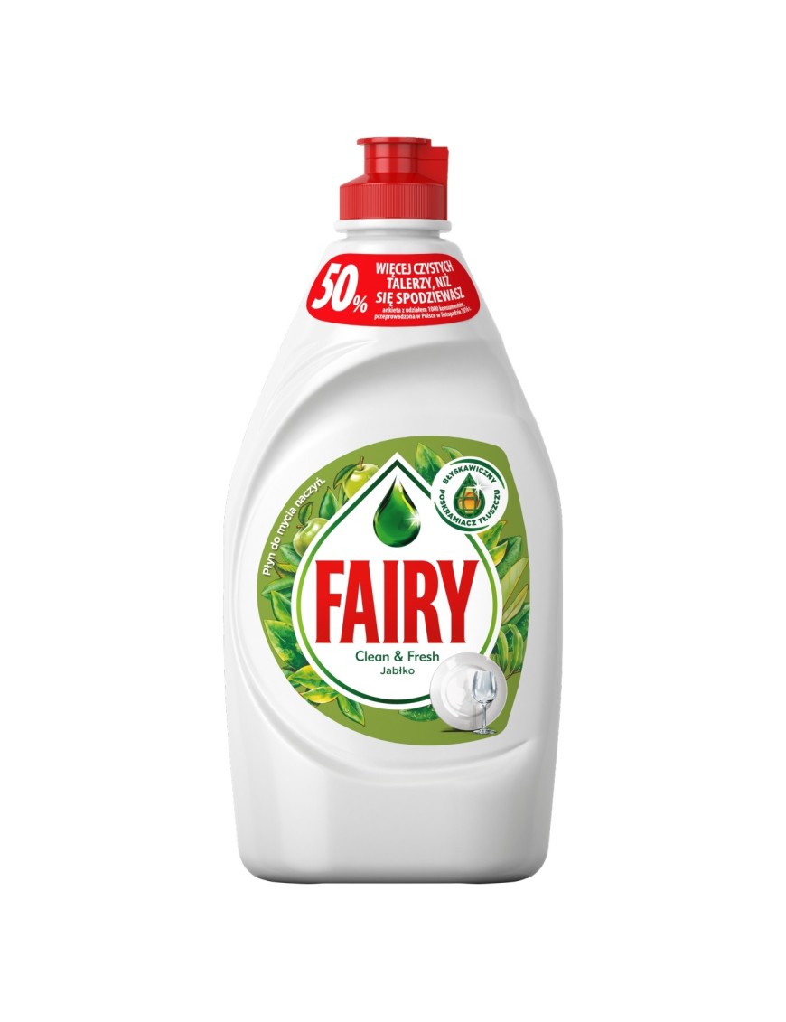 Fairy Clean & Fresh Jabłko Płyn do naczyń 450m