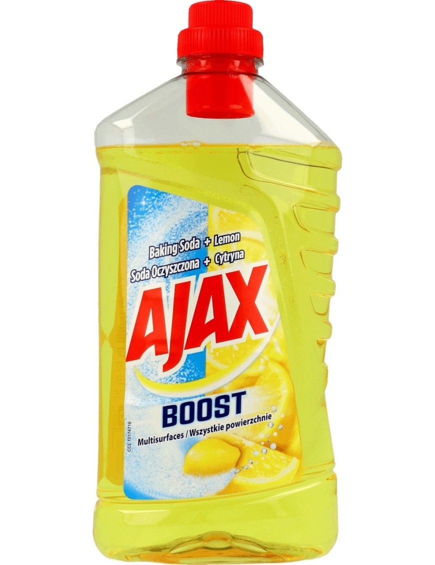 Ajax BOOST Płyn soda oczyszczona  cytryna 1l