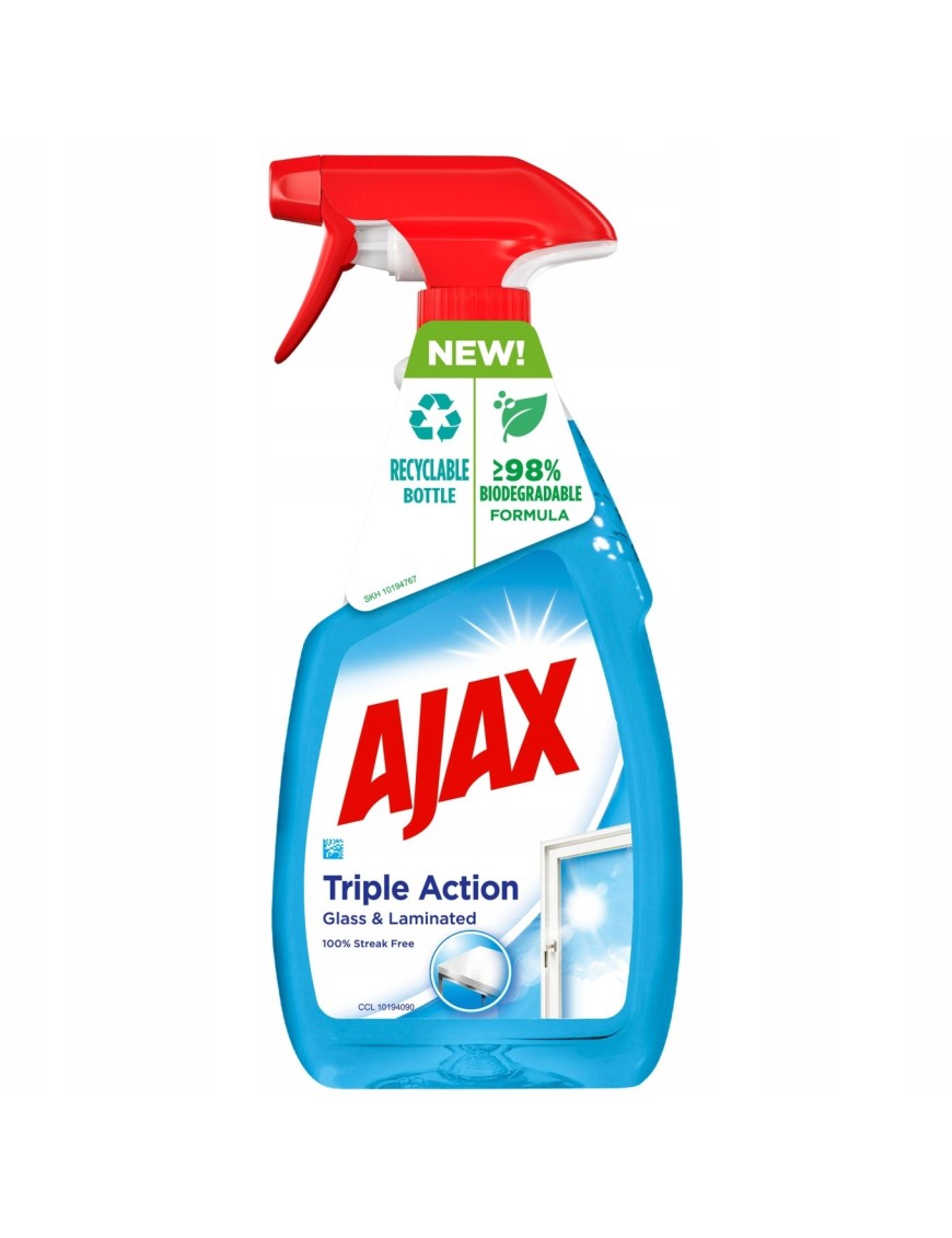 Ajax TRIPLE ACTION Płyn do szyb w sprayu 500 ml